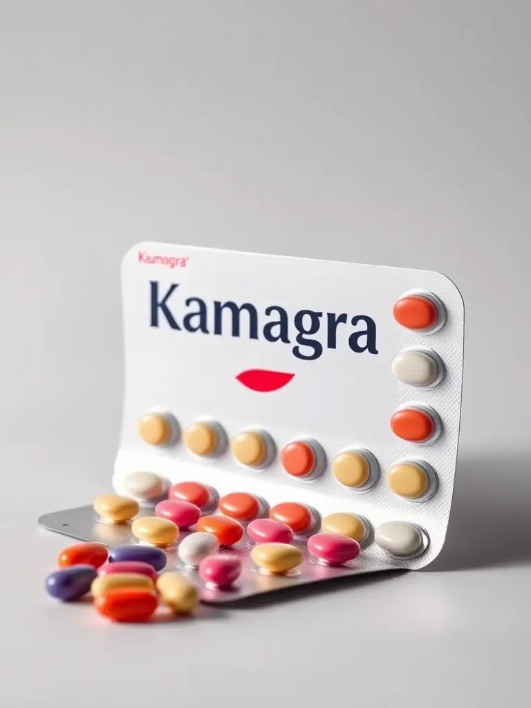 A vibrant image of a blister pack of Kamagra pills, showcasing its popularity and availability in various forms.